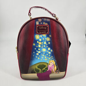 Loungefly Disney Tangled Rapunzel Tower Illustrated Lantern Mini Backpack NWT